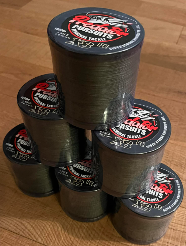 65lb Army Green 8 strand braid - 1000M spool