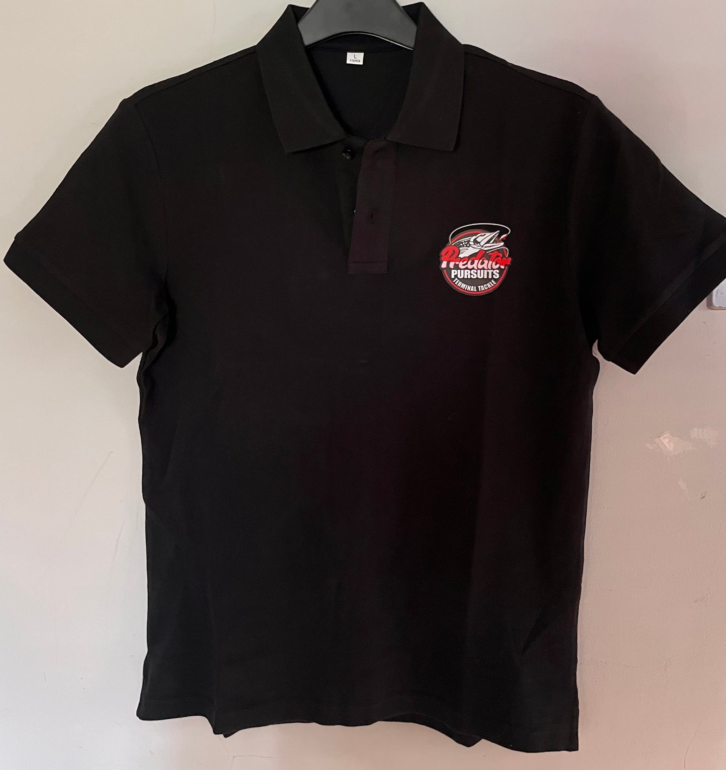 Short sleeve Polo T-Shirt Black