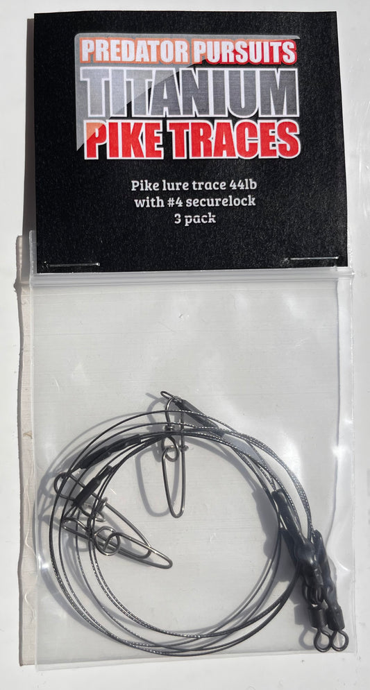 Pike lure trace - Ni-Ti 44lb multistrand titanium
