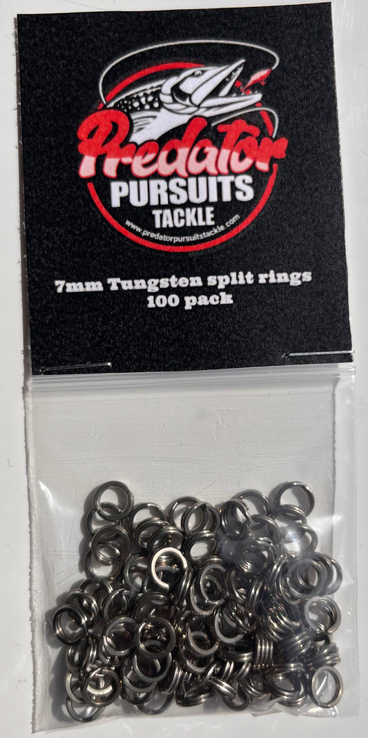 7mm OD Super strong split ring 100 pack