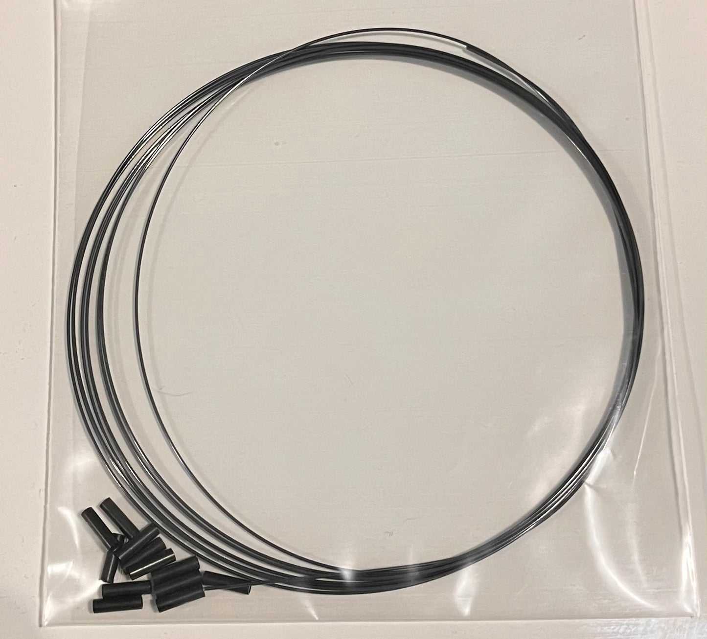 SS FLEX 100lb Titanium wire & crimps 3M