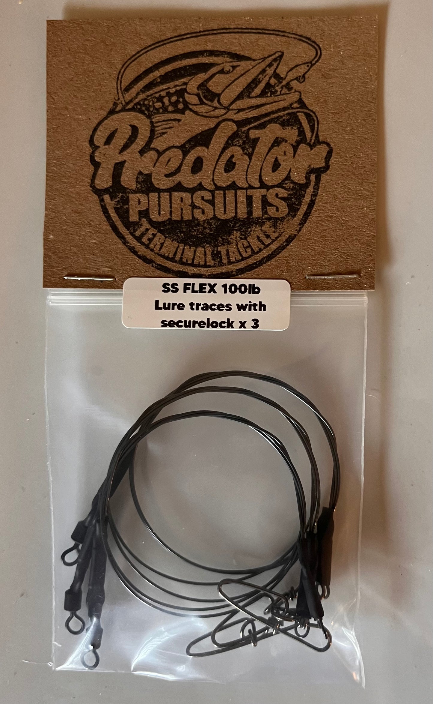 SS FLEX 100lb lure trace x 3
