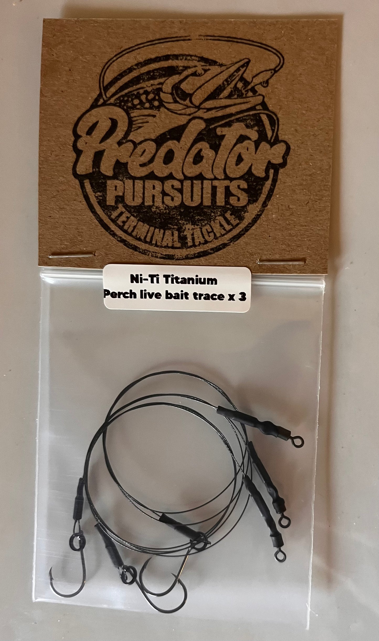 Perch live bait trace x 3