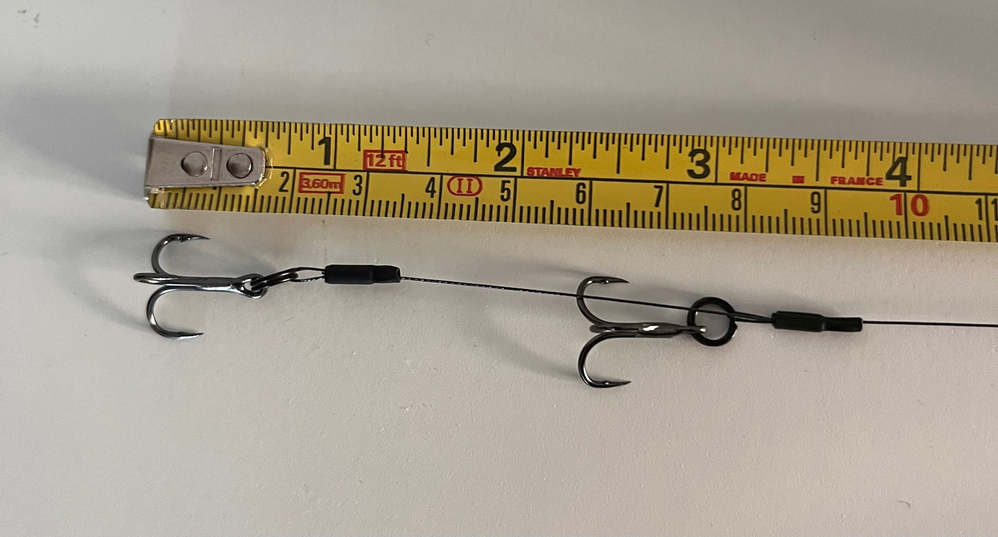 20" Zander dead bait trace x3, no hooks