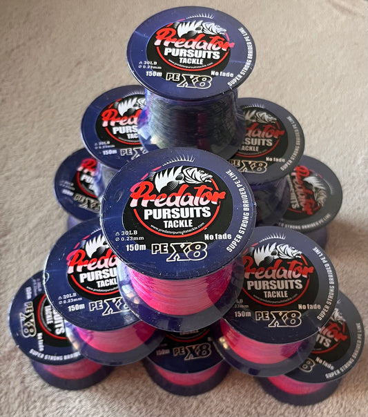 30lb Army Green or Red Braid 150/300m spools